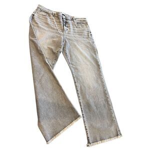 LOFT MID RISE STRAIGHT JEANS SIZE 14